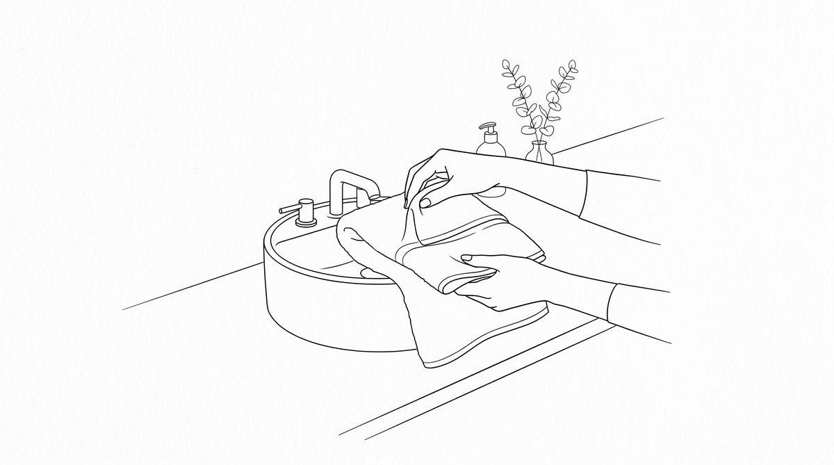 Daily care routines illustration