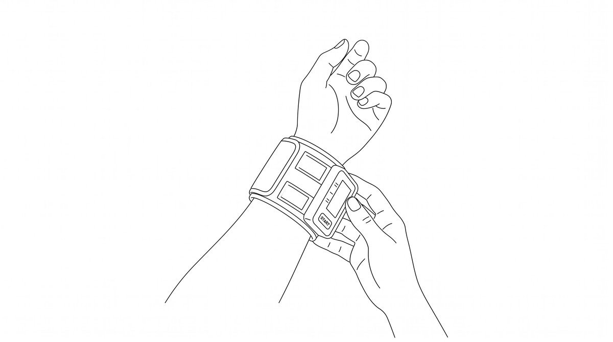 Monitoring health illustration