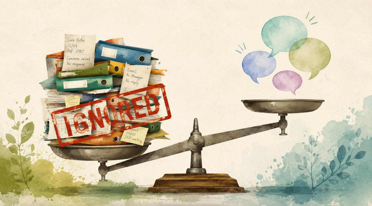 When safeguarding concerns are raised but evidence is dismissed or ignored